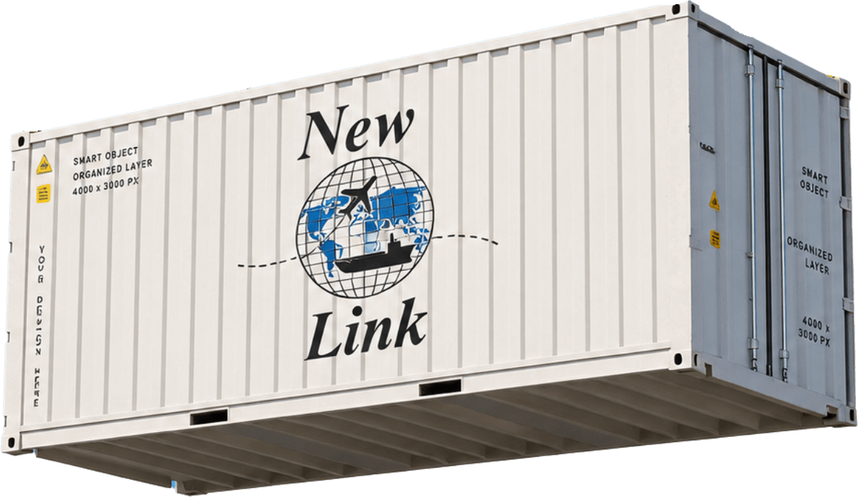 Contêiner com a marca New Link